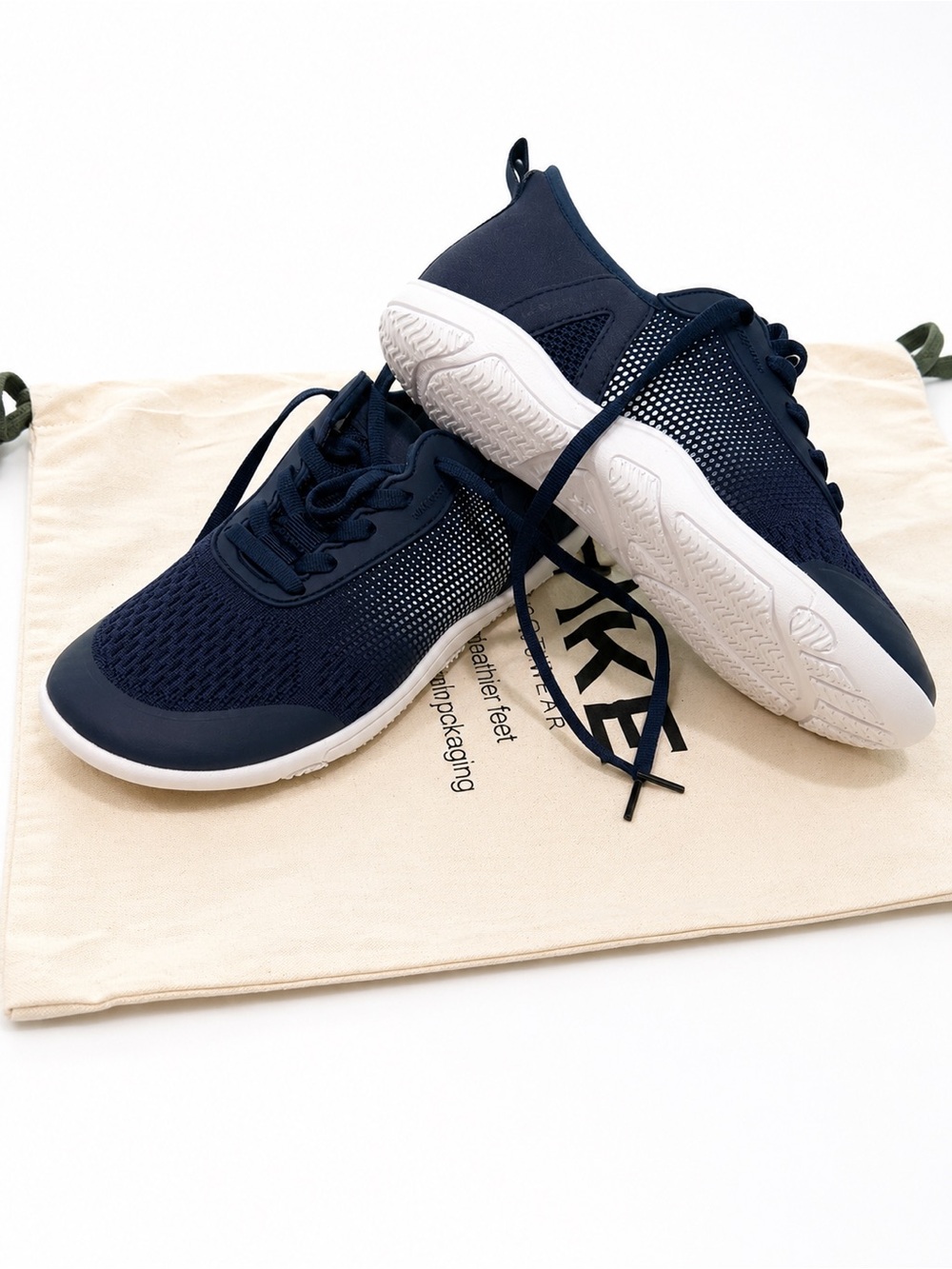 HIKE HF Stride Barefoot Shoes – Women’s US 6 / EU 36 – Navy Blue – NEW